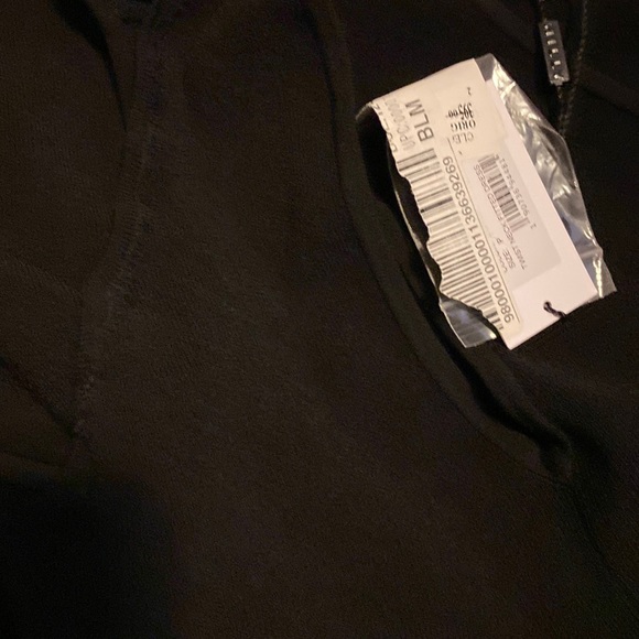 MILLY Twist Neck Fitted Black Knit Dress - Picture 6 of 11